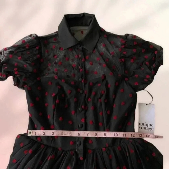 Unique Vintage Whimsigoth Knee length Dress Size XS - Picture 6 of 12